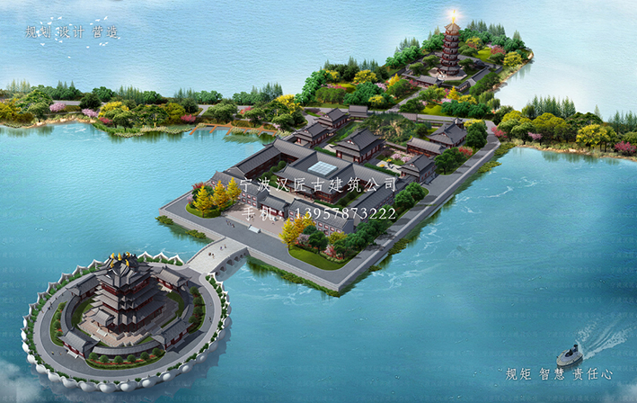 漢匠古建建設 唐式建筑雄渾天成 施工精筑盛世夢