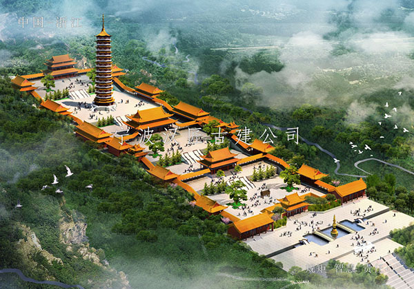 漢匠古建建設 唐式建筑雄渾天成 施工精筑盛世夢