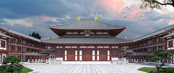 漢匠古建設(shè)計(jì) 唐式建筑恢弘入畫 雕琢東方魂