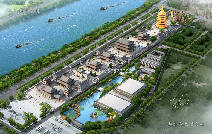 唐式風格古建 漢匠古建施工 一磚一瓦皆匠心