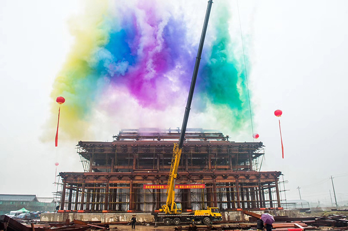 唐式風格古建 漢匠古建施工 千年古建今朝現